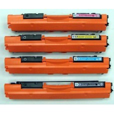 HP CE310A, CE311A, CE312A, CE313A(HP 126A) Compatible Cartridges BUNDLE for HP Color Laserjet Pro CP 1020 / 1021 / 1022 / 1023 / 1024 / 1025 / 1026 / 1027 / 1028 / Laserjet Pro 100 / M275 